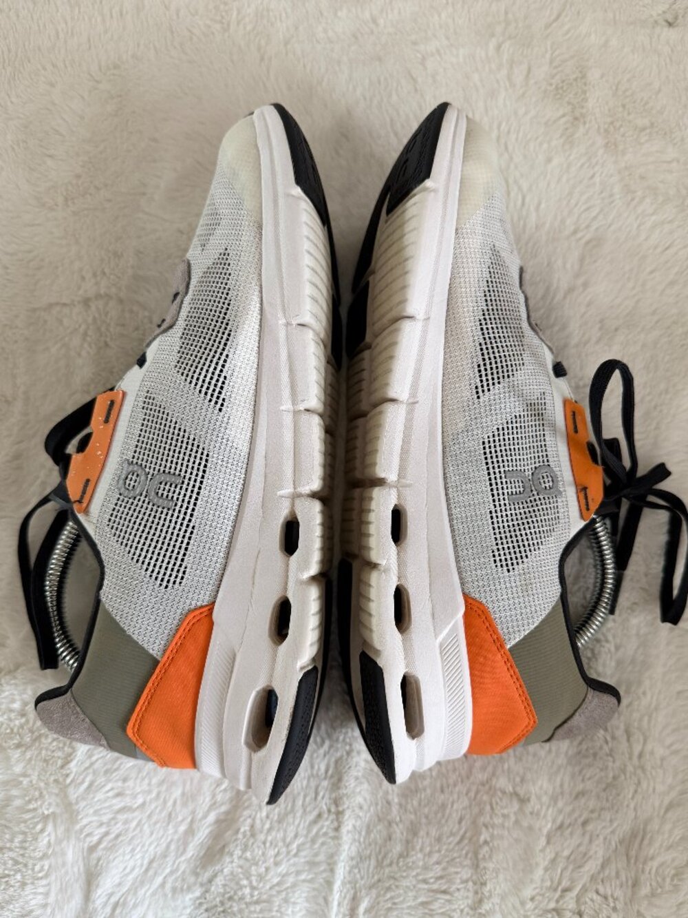 ON CLOUD Women's Cloudrift Breathable Walking Ivory/Storm Sneaker Size: 9.5 - Picture 8 of 15